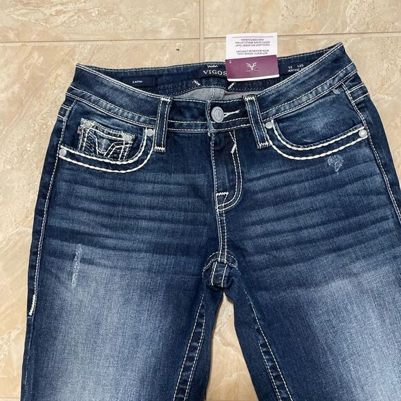 New with tag Vigoss Heritage Capri jeans suze2/L25 - Picture 7 of 11
